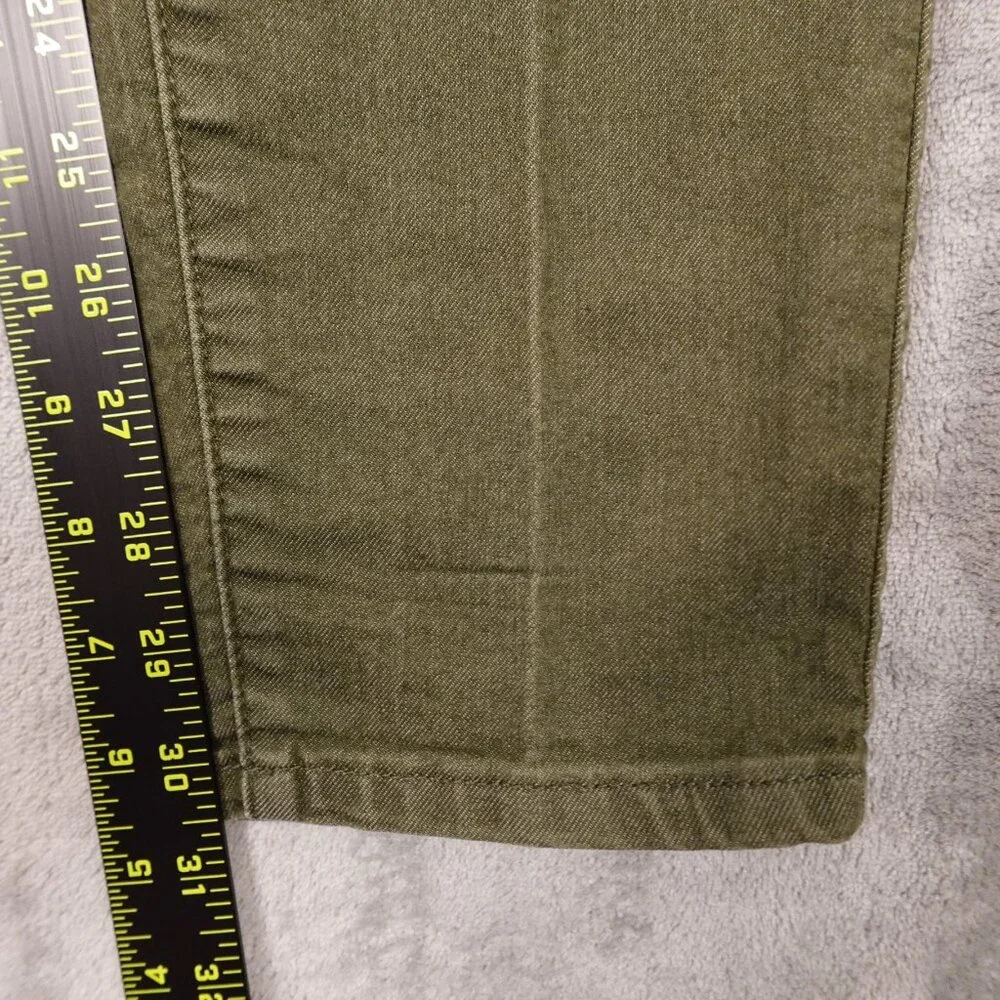 Prana Kara‎ jean fitted low rise women's 4/27 cargo green